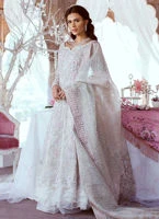 Pakistani Bridal Dress With Long Tail Maxi With Dabka Naqshi 5 Pakistani Bridal Dress With Long Tail Maxi With Dabka Naqshi - Image 3