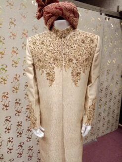 Golden Atlas Jamawar Sherwani Model# Men 1736 -LuxPak Bridal Studio Store 799E2EA5 F1A6 4FDB B90B 012162995721