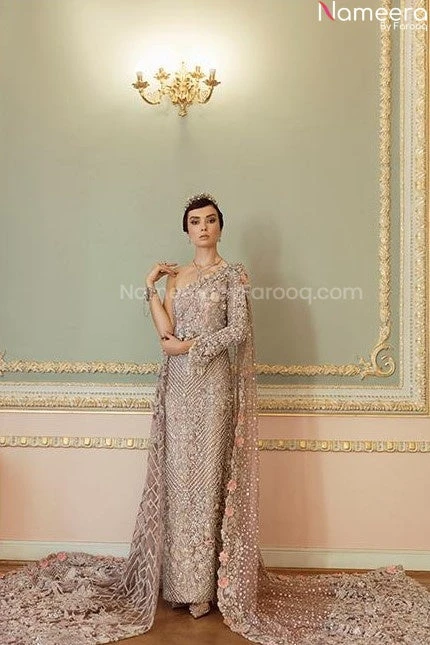 Beautiful Indian Bridal Lehenga Gown In Peach #BN786 3 Beautiful Indian Bridal Lehenga Gown In Peach #BN786