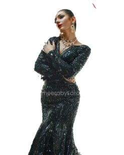 Latest Bridal Maxi Dress Pakistani In Black #BS502 -LuxPak Bridal Studio Store BridalDressPakistani f1022c75 b52d 4343 91ce fece7b66813b