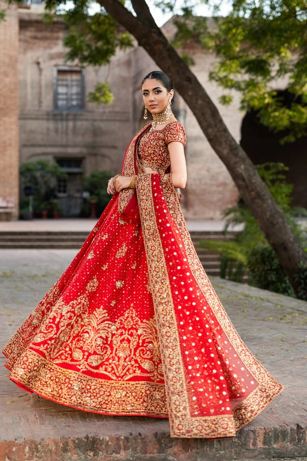 Bridal Wedding Dress In Choli Dupatta And Lehenga Style 5 Bridal Wedding Dress In Choli Dupatta And Lehenga Style - Image 3