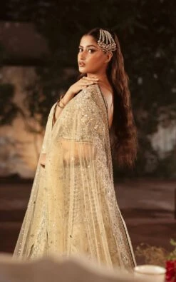 Bridal Wedding Dress In Premium Choli Lehenga Style -LuxPak Bridal Studio Store BridalWeddingDressinPremiumCholiLehengaStyleOnline