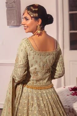 Pakistani Bridal Dress Beige Net Lehenga Choli For Bridal Wear 12 Pakistani Bridal Dress Beige Net Lehenga Choli For Bridal Wear -LuxPak Bridal Studio Store Bridal Dress Beige Net Lehenga Choli for Wear