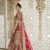 Pakistani Cherry Red Bridal Lehenga Gown Dress #BN770 1 Pakistani Cherry Red Bridal Lehenga Gown Dress #BN770 -LuxPak Bridal Studio Store CheeryRedBridalLehenga