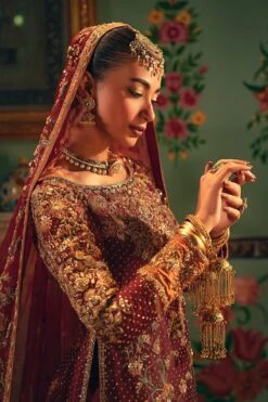 Pakistani Bridal Dress In Kameez And Sharara Style 13 Pakistani Bridal Dress In Kameez And Sharara Style -LuxPak Bridal Studio Store ClassicPakistaniBridalDressinKameezandShararaStyle