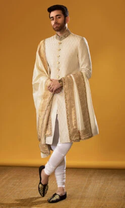 Designer Men Sherwani For Dulha Wedding Wear #GN91