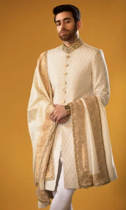 Designer Men Sherwani For Dulha Wedding Wear #GN91 7 Designer Men Sherwani For Dulha Wedding Wear #GN91 -LuxPak Bridal Studio Store DesignerMenSherwaniforDulhaWeddingWear2022