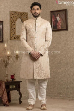 Designer Sherwani Pakistan For Wedding Online #GR102 -LuxPak Bridal Studio Store DesignerSherwaniPakistanforWeddingOnline 1