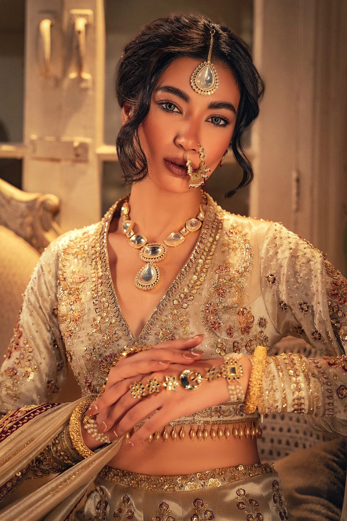 Bridal Lehenga Choli And Dupatta Dress For Wedding 7 Bridal Lehenga Choli And Dupatta Dress For Wedding - Image 5