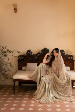 Pakistani Bridal Dress In Kameez Gharara Dupatta Style 14 Pakistani Bridal Dress In Kameez Gharara Dupatta Style -LuxPak Bridal Studio Store ElegantPakistaniBridalDressinKameezGhararaDupattaStyle