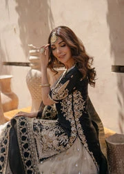 Pakistani Bridal Dress Black Lehenga With Short Shirt Dress 8 Pakistani Bridal Dress Black Lehenga With Short Shirt Dress - Image 6