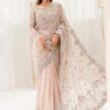 Embellished Bridal Saree Dress In Pink For Wedding -LuxPak Bridal Studio Store EmbellishedBridalSareeDressinPinkforWedding