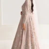 Embellished Pink Pakistani Bridal Dress In Gown Style 1 Embellished Pink Pakistani Bridal Dress In Gown Style -LuxPak Bridal Studio Store EmbellishedPinkPakistaniBridalDressinGownStyle