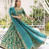 Luxury Emerald Green Lehenga Choli Pakistani Bridal Dress