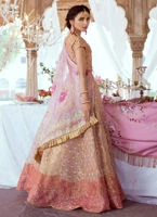 Elegant Rose Gold Lehenga Choli Pakistani Bridal Dress 6 Elegant Rose Gold Lehenga Choli Pakistani Bridal Dress - Image 4