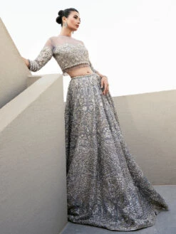 Lehenga Choli Pakistani Wedding Dress In California 23 Lehenga Choli Pakistani Wedding Dress In California -LuxPak Bridal Studio Store GreyLehengaCholiPakistaniWeddingDressinCalifornia