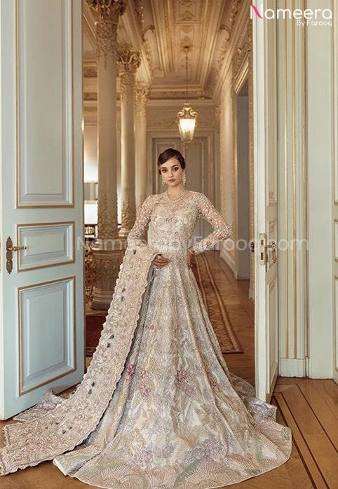 White Wedding Lehenga Bridal Pakistani Dress #BN792 5 White Wedding Lehenga Bridal Pakistani Dress #BN792 - Image 3