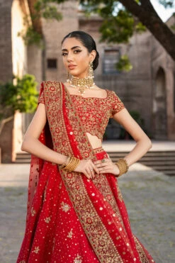 Bridal Wedding Dress In Choli Dupatta And Lehenga Style 11 Bridal Wedding Dress In Choli Dupatta And Lehenga Style -LuxPak Bridal Studio Store LatestBridalWeddingDressinCholiDupattaandLehengaStyle