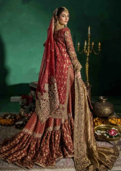 Long Shirt And Lehenga Dupatta Pakistani Bridal Dress 9 Long Shirt And Lehenga Dupatta Pakistani Bridal Dress -LuxPak Bridal Studio Store LatestLongShirtandLehengaDupattaPakistaniBridalDress