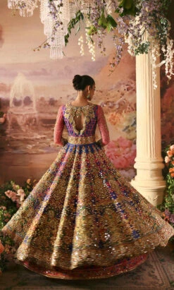 Pakistani Bridal Dress In Open Frock And Lehenga Style -LuxPak Bridal Studio Store LatestPakistaniBridalDressinOpenFrockandLehengaStyle df0e6d7e 5e1f 4850 8c7c bb16276a6f2e