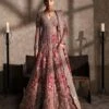 Pakistani Bridal Dress In Red Gown And Lehenga Style