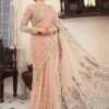Latest Pakistani Powder Pink Saree Wedding Dress #BS745 2 Latest Pakistani Powder Pink Saree Wedding Dress #BS745 -LuxPak Bridal Studio Store LatestPakistaniPowderPinkSareeWeddingDress