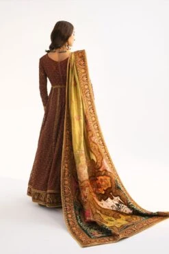 Pakistani Wedding Dress In Maroon Anarkali Frock Style 8 Pakistani Wedding Dress In Maroon Anarkali Frock Style -LuxPak Bridal Studio Store LatestPakistaniWeddingDressinMaroonAnarkaliFrockStyle