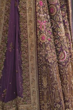 Pakistani Wedding Dress In Purple Lehenga Choli Style 11 Pakistani Wedding Dress In Purple Lehenga Choli Style -LuxPak Bridal Studio Store LatestPakistaniWeddingDressinPurpleLehengaCholiStyle