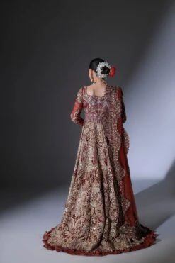 Red Pakistani Bridal Dress In Open Gown Lehenga Style 13 Red Pakistani Bridal Dress In Open Gown Lehenga Style -LuxPak Bridal Studio Store LatestRedPakistaniBridalDressinOpenGownLehengaStyle 6f7bdad6 1845 4221 9d80 ca08e634dfed