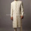 Latest Sherwani For Groom With Dabka Embroidery #GR33 1 Latest Sherwani For Groom With Dabka Embroidery #GR33 -LuxPak Bridal Studio Store LatestSherwaniforGroomwithDabkaEmbroidery