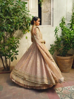 Wedding Lehenga Front Open Gown Pakistani Bridal Dress 12 Wedding Lehenga Front Open Gown Pakistani Bridal Dress -LuxPak Bridal Studio Store LatestWeddingLehengaFrontOpenGownPakistaniBridalDress