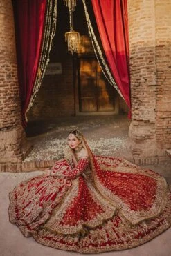 Wedding Red Lehenga And Choli Pakistani Bridal Dress 10 Wedding Red Lehenga And Choli Pakistani Bridal Dress -LuxPak Bridal Studio Store LatestWeddingRedLehengaandCholiPakistaniBridalDress