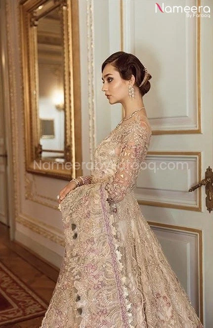 White Wedding Lehenga Bridal Pakistani Dress #BN792 4 White Wedding Lehenga Bridal Pakistani Dress #BN792 - Image 2