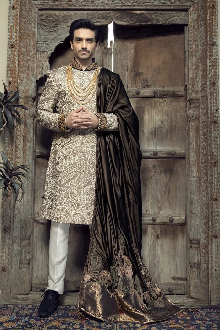 Luxury Groom Sherwani For Wedding #N7112 3 Luxury Groom Sherwani For Wedding #N7112