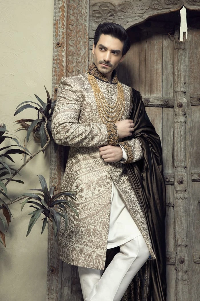 Luxury Groom Sherwani For Wedding #N7112 4 Luxury Groom Sherwani For Wedding #N7112 - Image 2