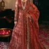 Luxury Maroon Silk Net Pakistani Wedding Wear Open Front Pishwas Frock 2 Luxury Maroon Silk Net Pakistani Wedding Wear Open Front Pishwas Frock -LuxPak Bridal Studio Store LuxuryMaroonSilkNetPakistaniWeddingWearOpenFrontPishwas