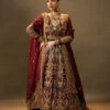 Maroon Pakistani Bridal Dress In Choli Lehenga Style 1 Maroon Pakistani Bridal Dress In Choli Lehenga Style -LuxPak Bridal Studio Store MaroonPakistaniBridalDressinCholiLehengaStyle