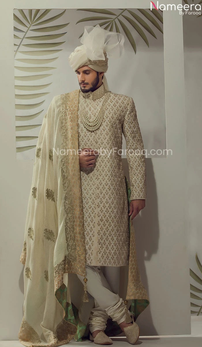 Designer Mens Kurta Wedding Dress In Mens Sherwani #GN42 3 Designer Mens Kurta Wedding Dress In Mens Sherwani #GN42