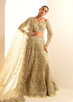 Mint Green Choli Lehenga Dupatta Pakistani Bridal Dress 12 Mint Green Choli Lehenga Dupatta Pakistani Bridal Dress -LuxPak Bridal Studio Store MintGreenCholiLehengaDupattaPakistaniBridalDressOnline