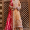 Orange Heavily Embellished Pakistani Wedding Dress Kameez Trousers 2 Orange Heavily Embellished Pakistani Wedding Dress Kameez Trousers -LuxPak Bridal Studio Store OrangeHeavilyEmbellishedPakistaniWeddingDressKameezTrousers