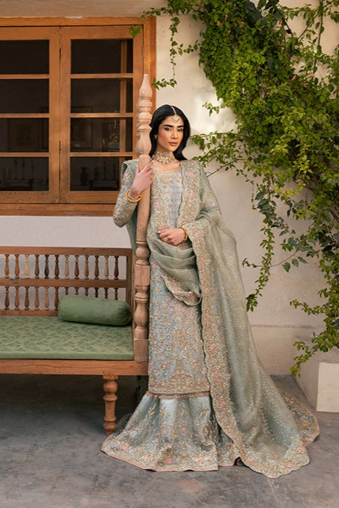 Pakistani Bridal Dress In Farshi Lehenga Kameez Style 3 Pakistani Bridal Dress In Farshi Lehenga Kameez Style