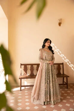 Pakistani Bridal Dress In Farshi Lehenga Pishwas Style 13 Pakistani Bridal Dress In Farshi Lehenga Pishwas Style -LuxPak Bridal Studio Store PakistaniBridalDressinFarshiLehengaPishwasStyleOnline