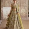 Pakistani Bridal Dress In Green Choli Lehenga Style 1 Pakistani Bridal Dress In Green Choli Lehenga Style -LuxPak Bridal Studio Store PakistaniBridalDressinGreenCholiLehengaStyle