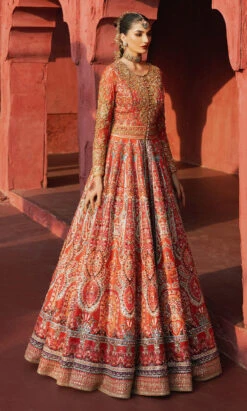 Pakistani Bridal Dress In Jacket And Lehenga Style 8 Pakistani Bridal Dress In Jacket And Lehenga Style -LuxPak Bridal Studio Store PakistaniBridalDressinJacketandLehengaStyleOnline