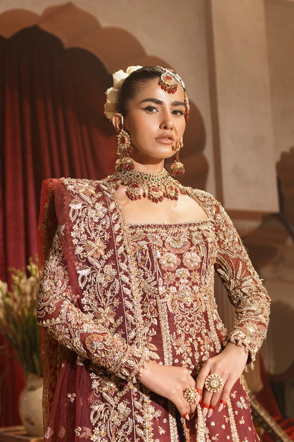 Pakistani Bridal Dress In Kameez And Gharara Style 7 Pakistani Bridal Dress In Kameez And Gharara Style - Image 5