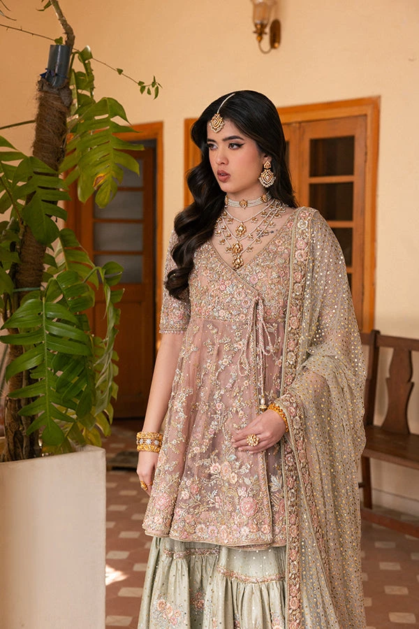 Pakistani Bridal Dress In Kameez Gharara Dupatta Style 4 Pakistani Bridal Dress In Kameez Gharara Dupatta Style - Image 2