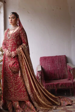 Pakistani Bridal Dress In Kameez Lehenga Dupatta Style 10 Pakistani Bridal Dress In Kameez Lehenga Dupatta Style -LuxPak Bridal Studio Store PakistaniBridalDressinKameezLehengaDupattaStyleOnline