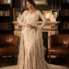 Pakistani Bridal Dress In Mermaid Gown And Veil Style -LuxPak Bridal Studio Store PakistaniBridalDressinMermaidGownandVeilStyle