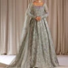 Pakistani Bridal Dress In Mint Gown And Lehenga Style 1 Pakistani Bridal Dress In Mint Gown And Lehenga Style -LuxPak Bridal Studio Store PakistaniBridalDressinMintGownandLehengaStyle