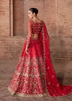 Pakistani Bridal Dress In Hot Pink Choli Lehenga Style 17 Pakistani Bridal Dress In Hot Pink Choli Lehenga Style -LuxPak Bridal Studio Store PakistaniBridalDressinPinkCholiLehengaStyle